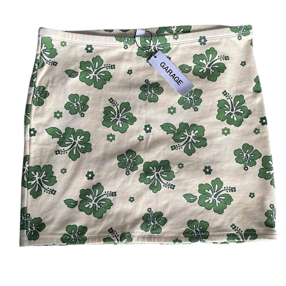 NWT Garage Hawaiian print skirt